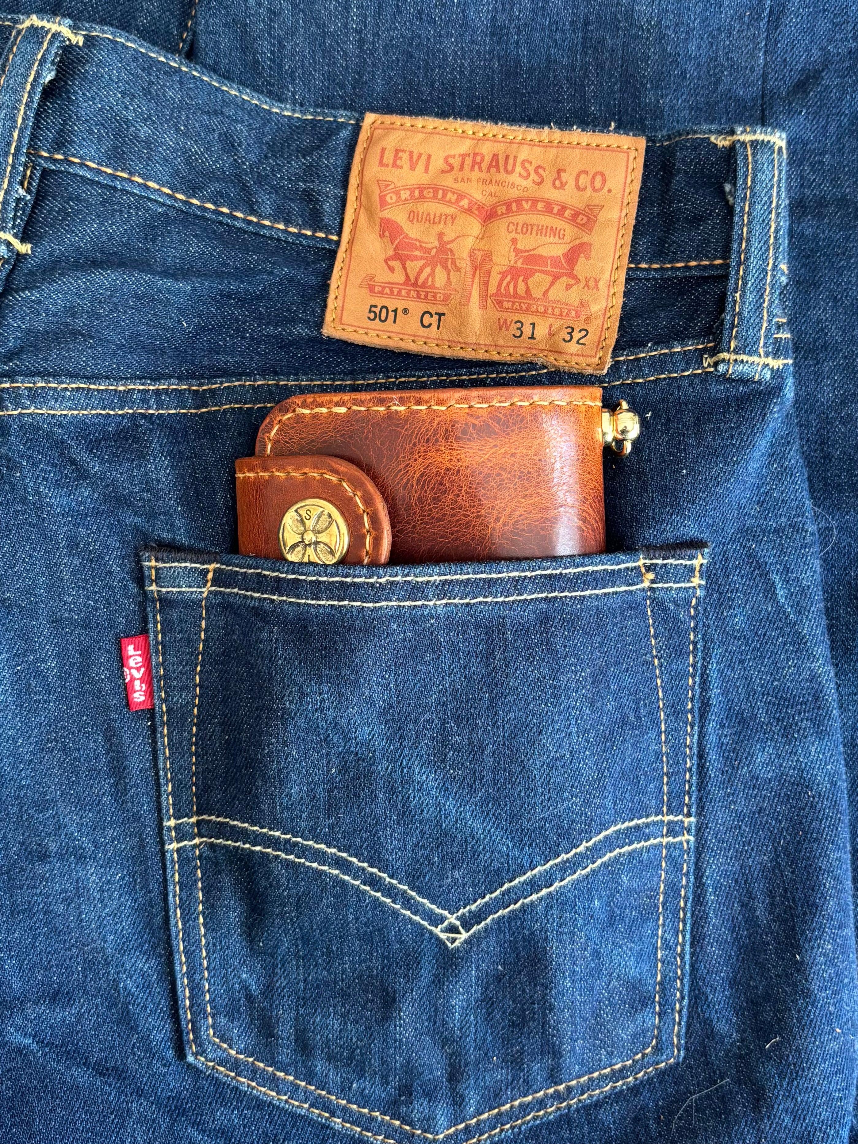 Handcrafted Biker Wallet with Lanyard