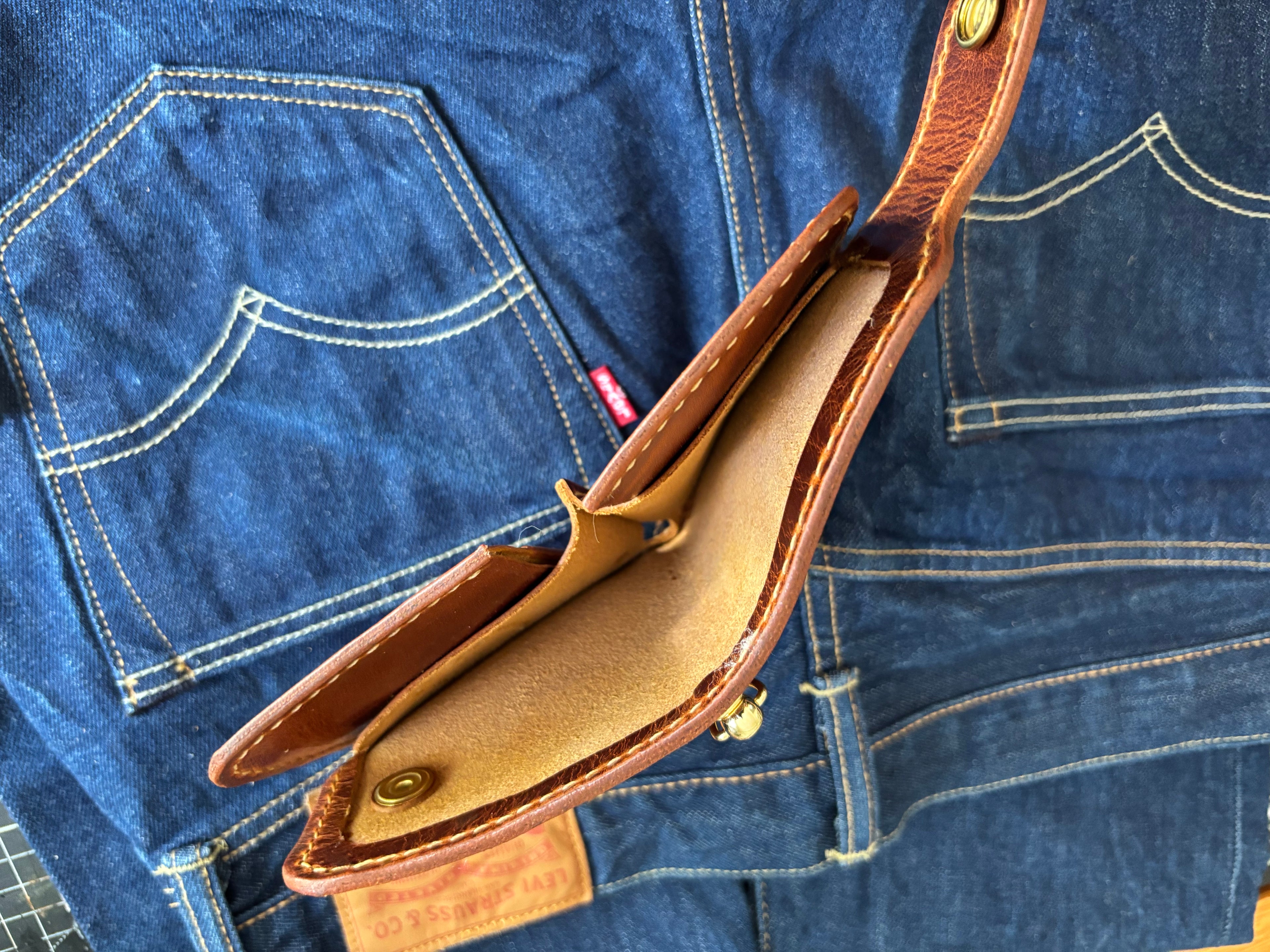 Handcrafted Biker Wallet with Lanyard